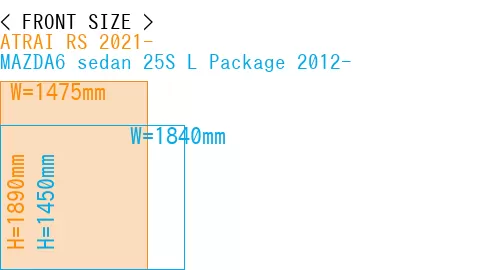 #ATRAI RS 2021- + MAZDA6 sedan 25S 
L Package 2012-